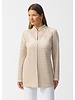 JOSEPH RIBKOFF Laser Cut Suede Jacket