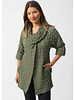 JOSEPH RIBKOFF Bubble Jacquard Trapeze Coat