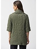 JOSEPH RIBKOFF Bubble Jacquard Trapeze Coat