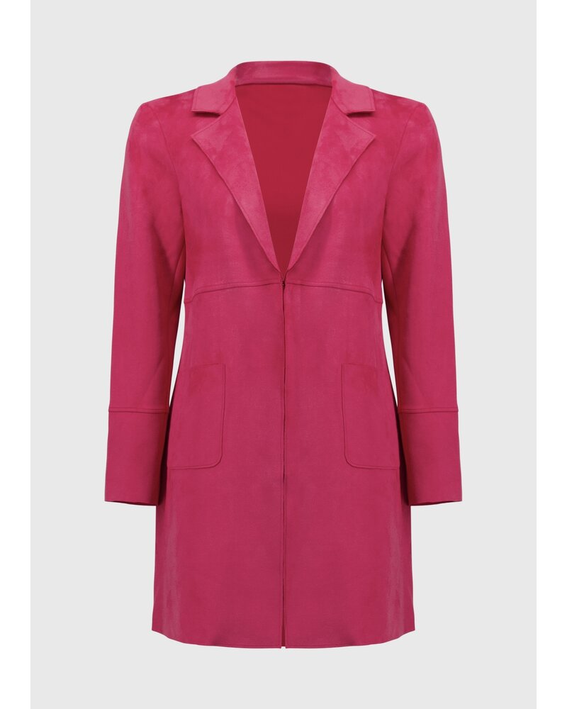 JOSEPH RIBKOFF Scuba Suede Straight Jacket