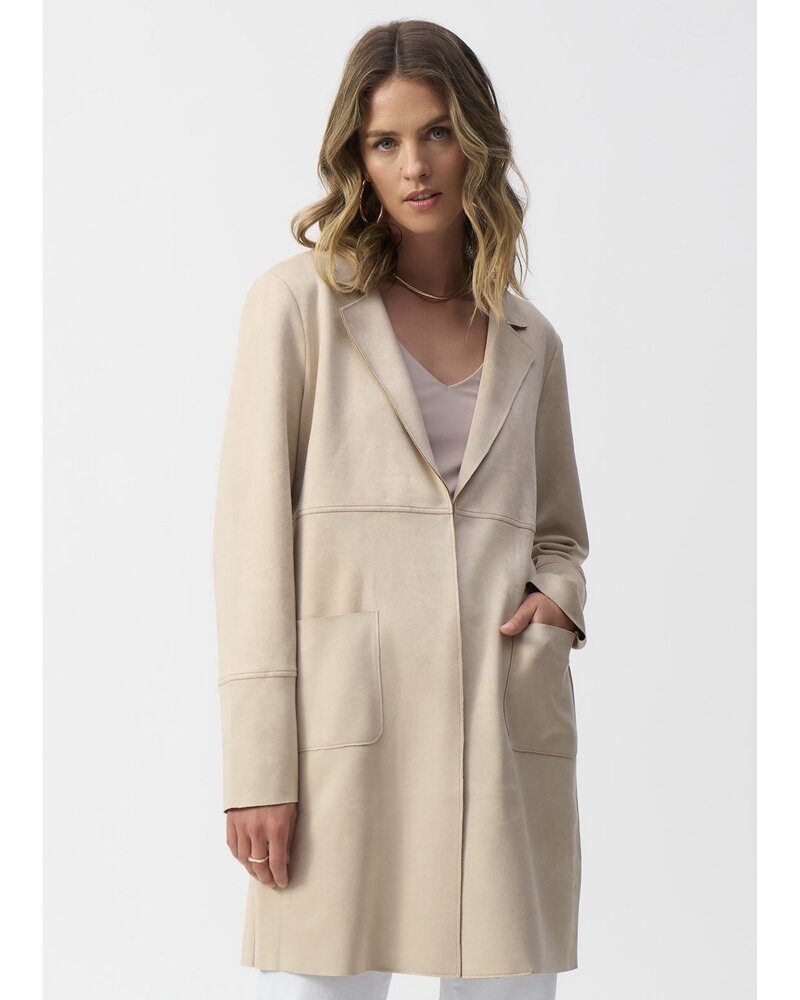 JOSEPH RIBKOFF Scuba Suede Straight Jacket