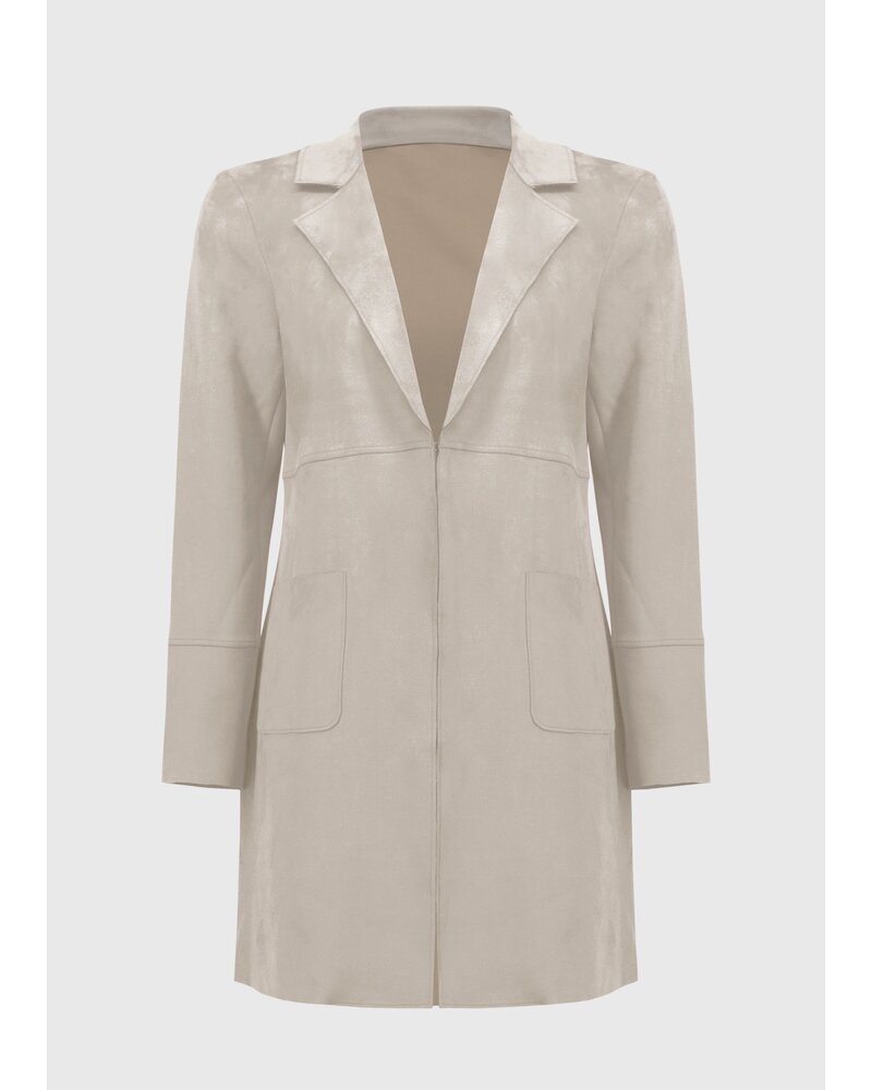 JOSEPH RIBKOFF Scuba Suede Straight Jacket