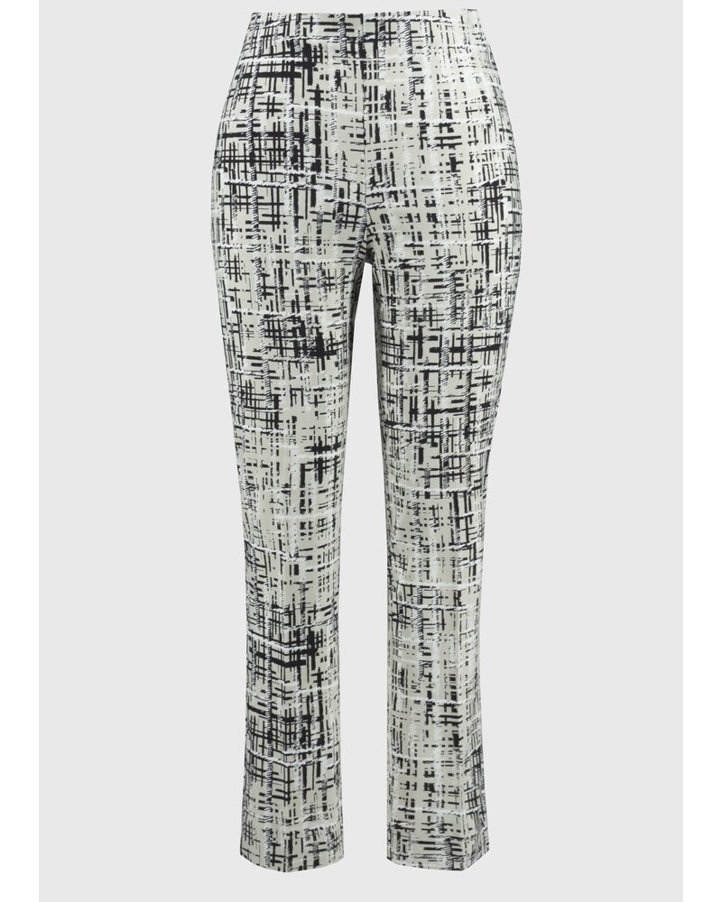 JOSEPH RIBKOFF Millennium Abstract Print Slim Fit Pants