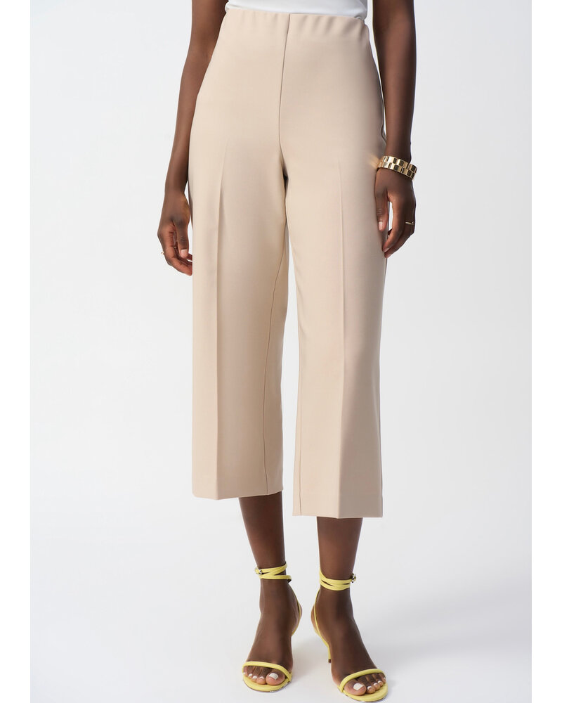 JOSEPH RIBKOFF Lux Twill Pull-on Culotte Pants