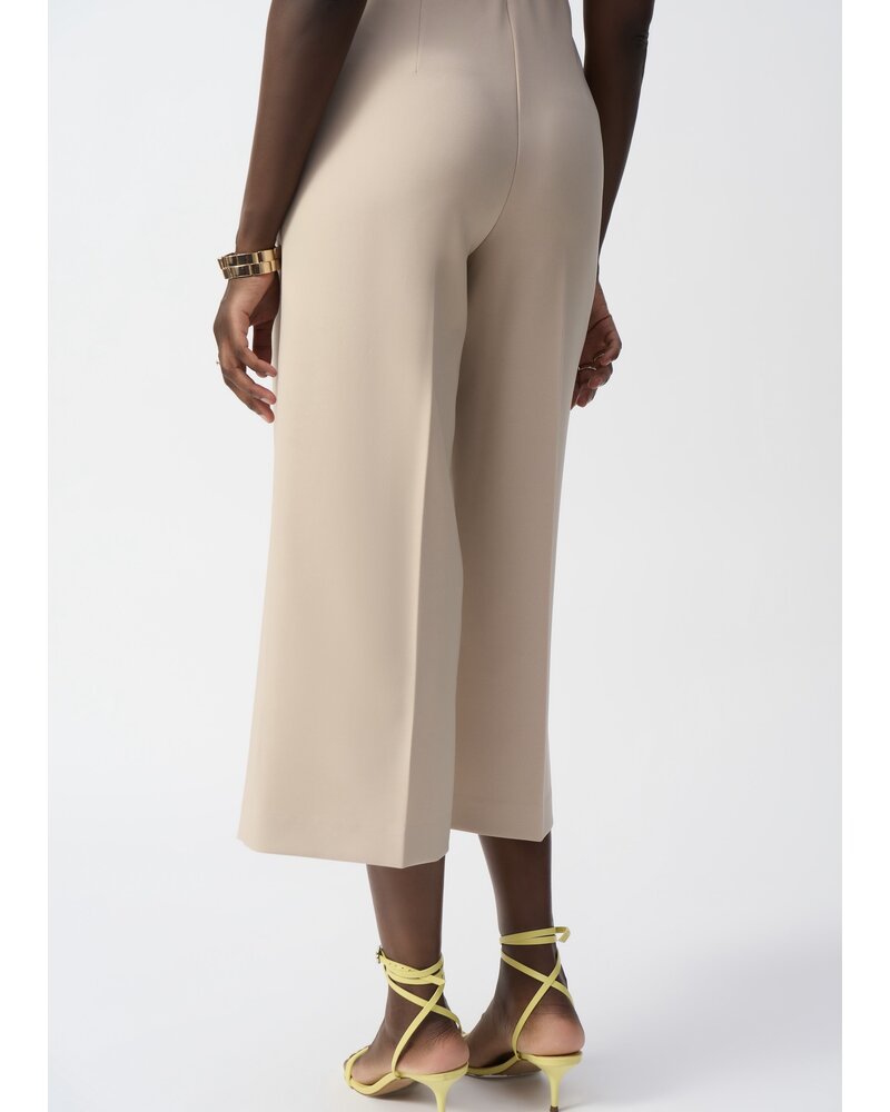 JOSEPH RIBKOFF Lux Twill Pull-on Culotte Pants