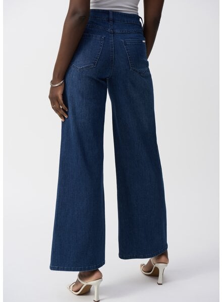 JOSEPH RIBKOFF Goldie Wide Leg Stretch Jean