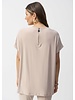 JOSEPH RIBKOFF Silky Knit and Mesh Boxy Tunic