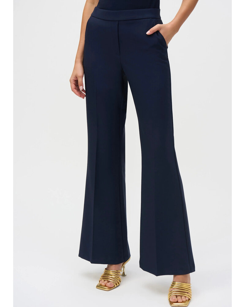 JOSEPH RIBKOFF Lux Twill Flared Pull-On Pants