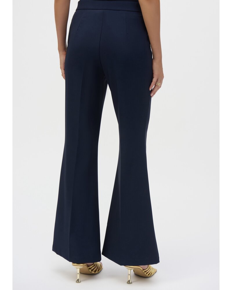 JOSEPH RIBKOFF Lux Twill Flared Pull-On Pants