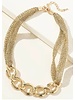 MERX Gold Mesh & Chain Link Choker