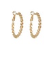 MERX Shiny Gold Hoop Earring