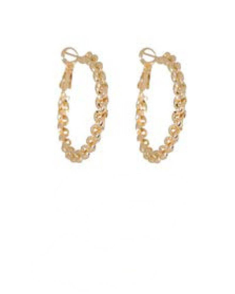 MERX Shiny Gold Hoop Earring