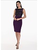 FRANK LYMAN DESIGNS Sleeveless Shift w/Print Bodice