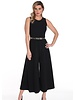 FRANK LYMAN DESIGNS Textured Top Jumpsuit W/Gold Belt