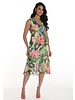 FRANK LYMAN DESIGNS Floral Sleeveless Midi Dress
