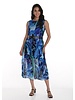FRANK LYMAN DESIGNS Pleated Print Dress w/Belt