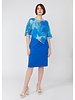 FRANK LYMAN DESIGNS Printed Cape Dress