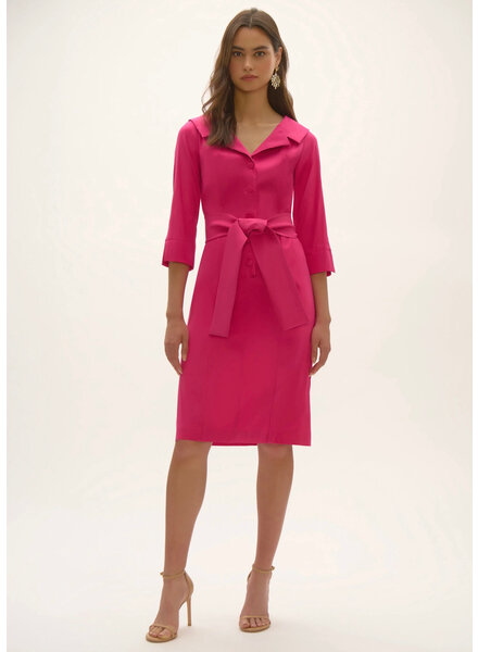JOSEPH RIBKOFF Stretch Taffeta Sheath Dress