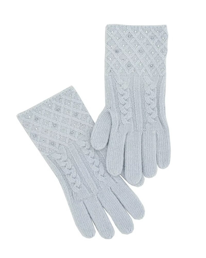Cable Knit Sparkle Glove
