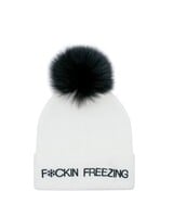F*cking Freezing Fox Fur Pom Hat