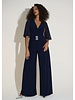 JOSEPH RIBKOFF Sheer Flutter Sleeve Jumpsuit