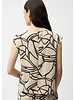 JOSEPH RIBKOFF Abstract Print Boxy Top