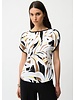JOSEPH RIBKOFF Tropical Print Boxy Top