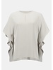 JOSEPH RIBKOFF Woven Twill Poncho Top With Front Keyhole