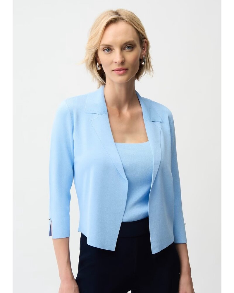 JOSEPH RIBKOFF Knit Open Front Cardigan w/Fitted Camisole