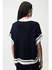 JOSEPH RIBKOFF Boxy Sweater With Stripe Detail