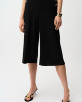 JOSEPH RIBKOFF Silky Knit Pull-On Culotte Pants