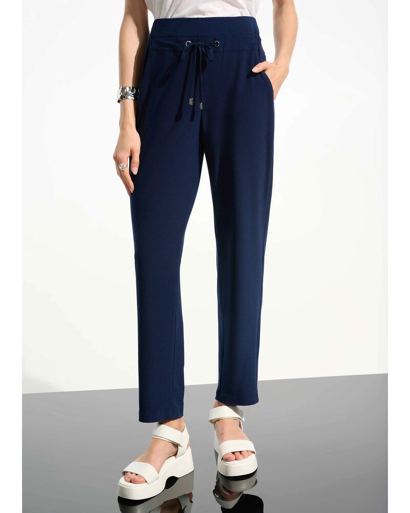 JOSEPH RIBKOFF Silky Knit Pull-On Jogger Pants With Drawstring