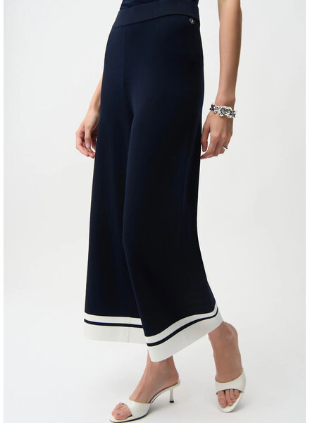 JOSEPH RIBKOFF Culotte Pants w/Stripe Detail