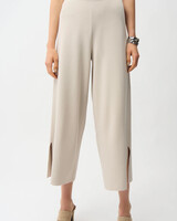 JOSEPH RIBKOFF Side Slit Culotte Pants