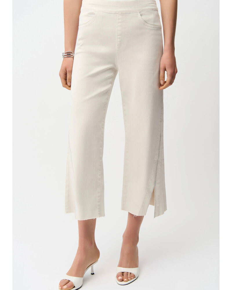 JOSEPH RIBKOFF Culotte Jeans With Rhinestones