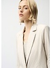 JOSEPH RIBKOFF Geometric Textured Jacquard Straight Blazer w/Notched Collar