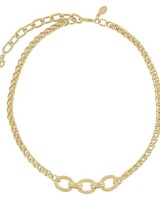 MYKA DESIGNS AUDREY Gold 19" Rope w/Oval Link Chain
