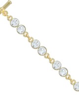 MYKA DESIGNS MIA Small Double Round Crystal/Gold Bracelet