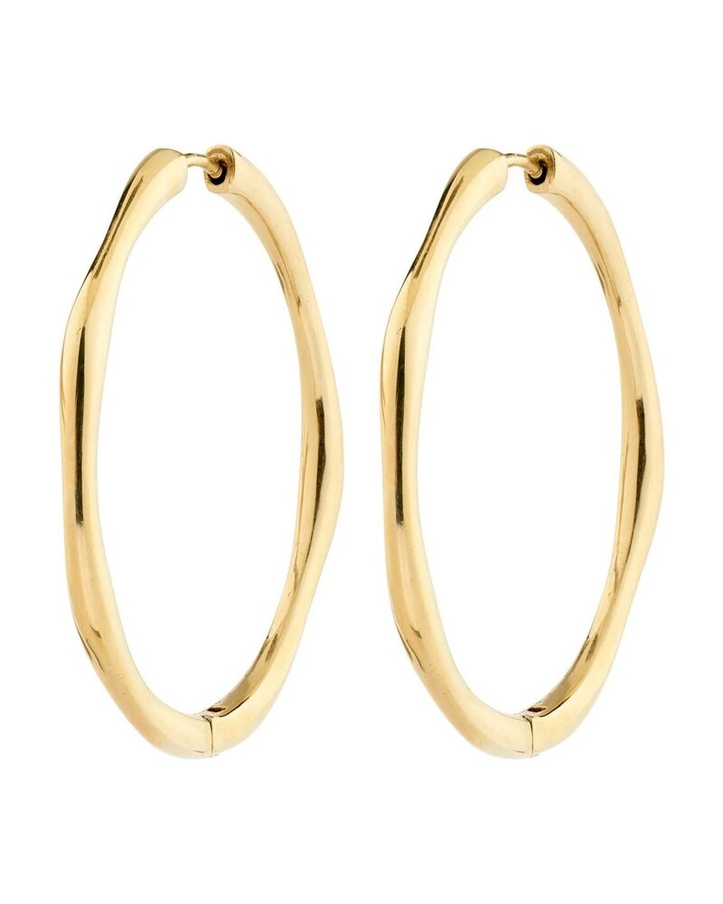 PILGRIM HAZE Gold Plated Hoop