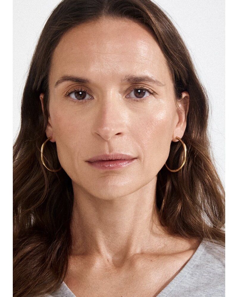 PILGRIM HAZE Gold Plated Hoop