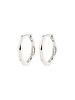 PILGRIM NOVA Silver Plated Hoop Earrings