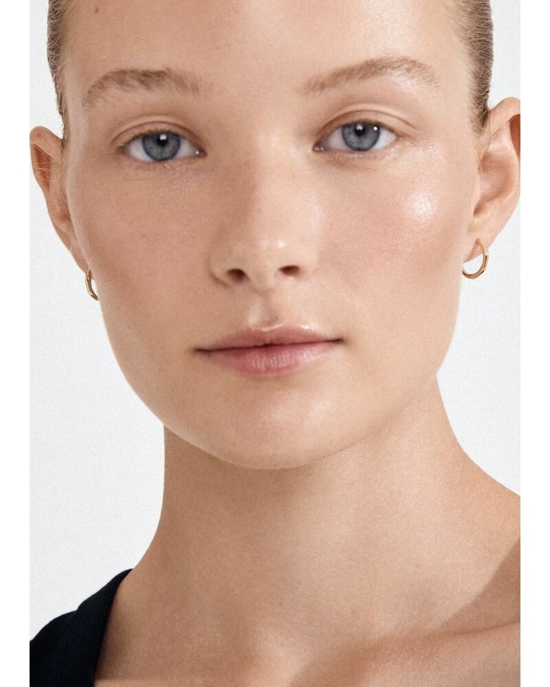 PILGRIM NOVA Gold Plated Hoop Earring