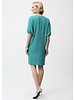 JOSEPH RIBKOFF Woven Twill Cocoon Dress w/Zip Neckline