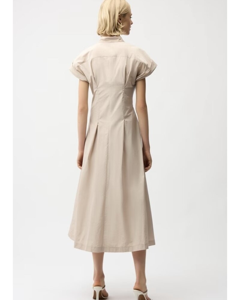 JOSEPH RIBKOFF Memory Fit And Flare Dress With Tie Waist