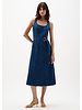 JOSEPH RIBKOFF Denim Fit & Flare Midi Dress