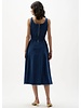 JOSEPH RIBKOFF Denim Fit & Flare Midi Dress