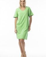 ORIENTIQUE Linen Shift Dress