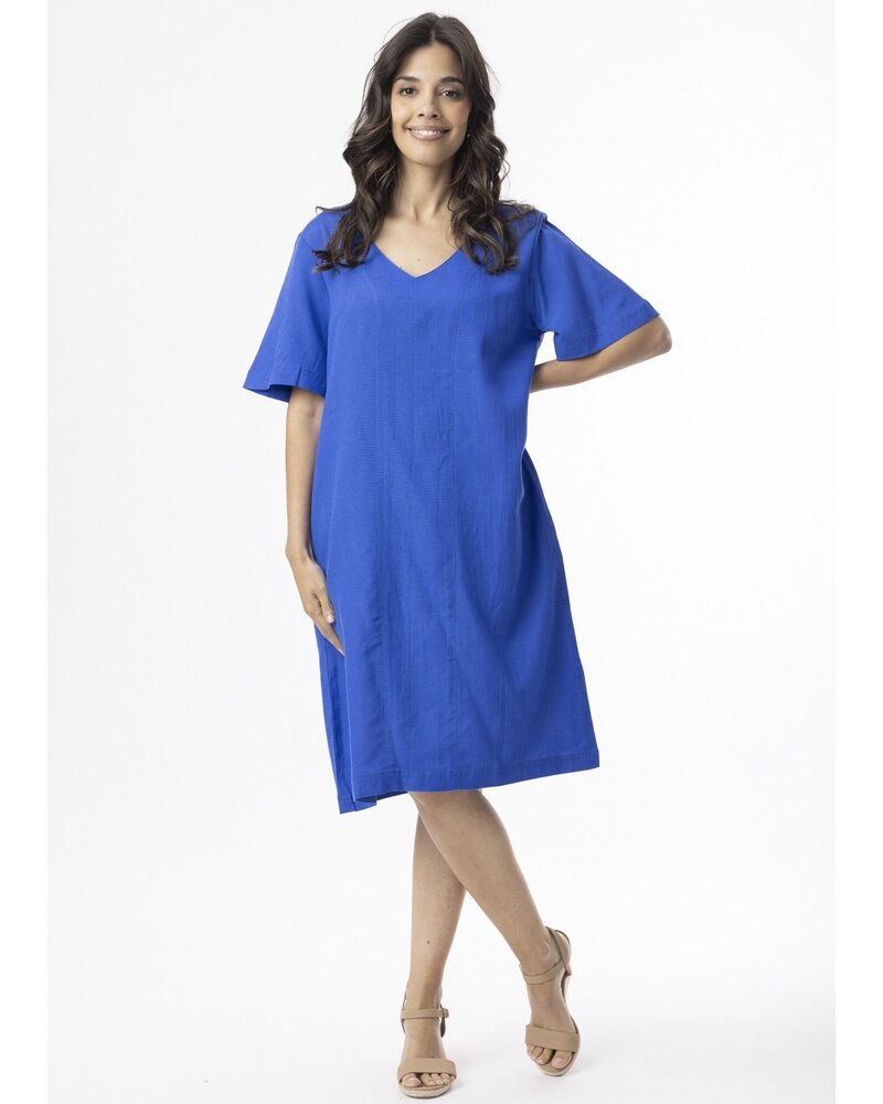 ORIENTIQUE Linen Shift Dress