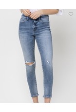 Amelia  Mid Rise Cropped Skinny Jeans