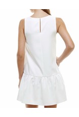 Ruffle Detail Dress - White